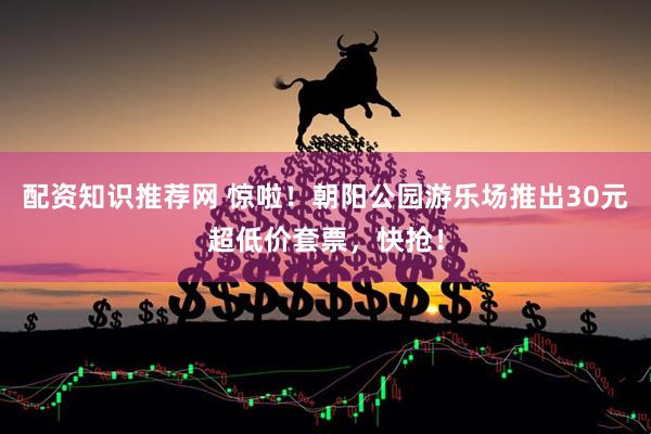 配资知识推荐网 惊啦！朝阳公园游乐场推出30元超低价套票，快抢！